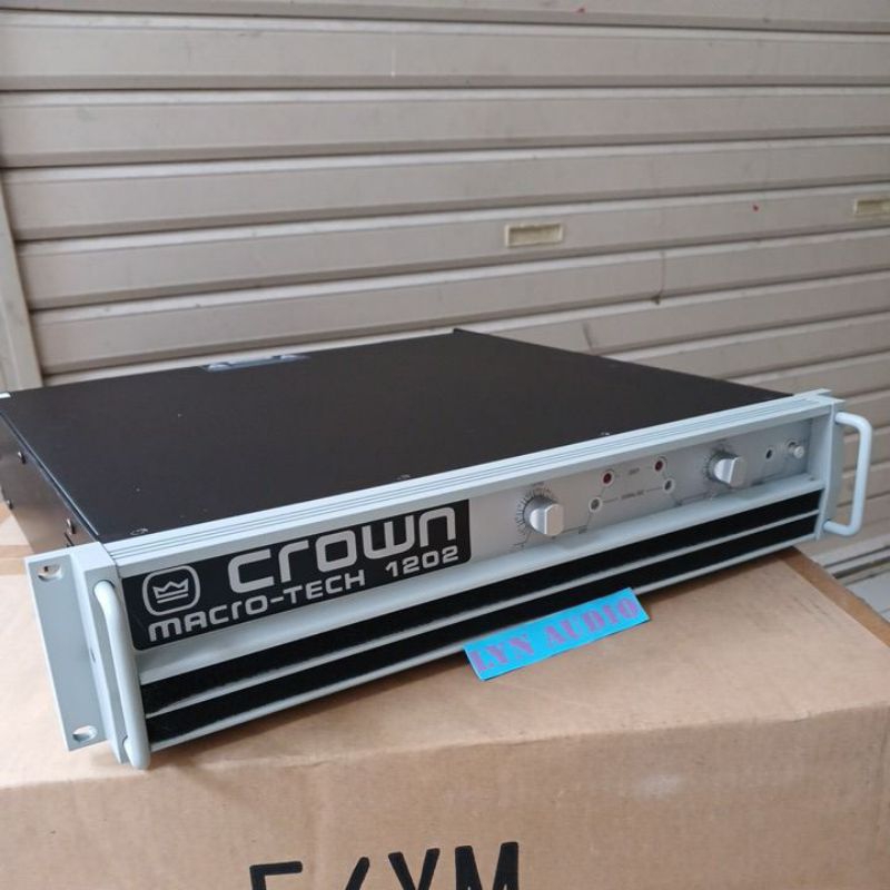 POWER AMPLIFIER CROWN 1202 STEREO BARANG IMPOR