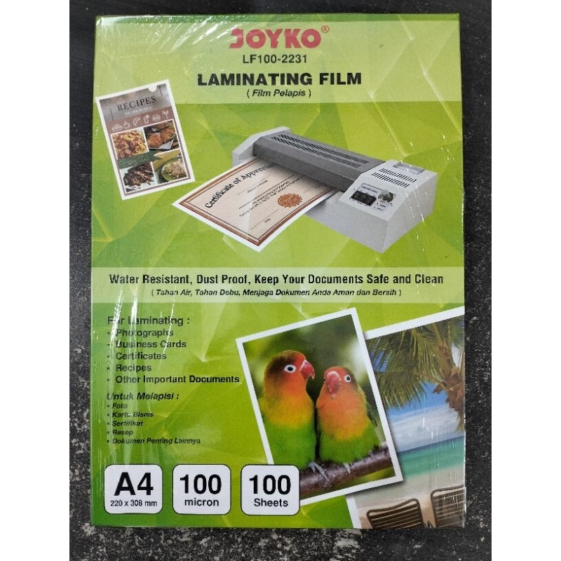 

Laminating Film A4 merk Joyko