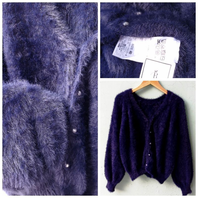 Cardigan Fuzzy Rope Picnic, Cardi Rope, Cardi Fuzzy