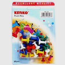 

KENKO - PN-30TR Color Trans Push Pins - Paku Pin Warna - Pack