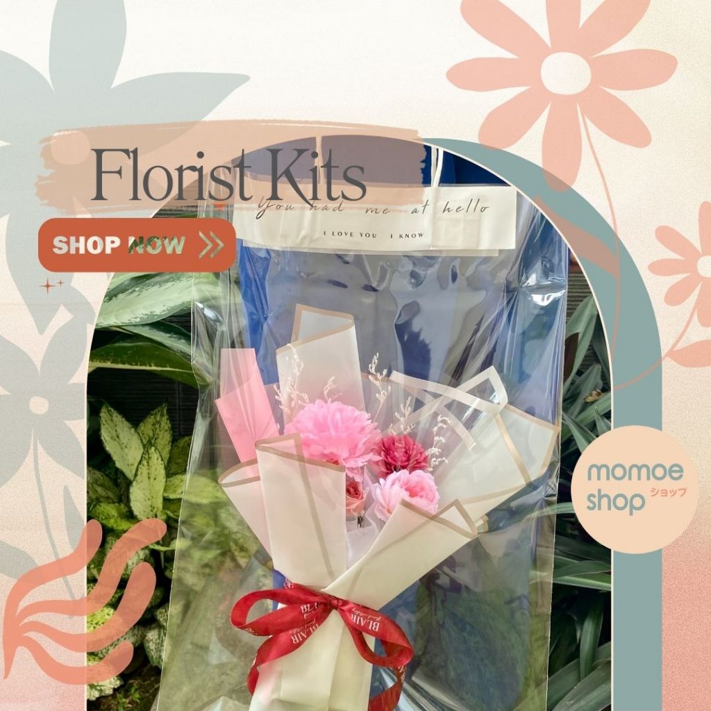 

Tas mika transparan tote bag flower bunga plastik buket bening paperbag gift plastic bouquet hampers goodie mika