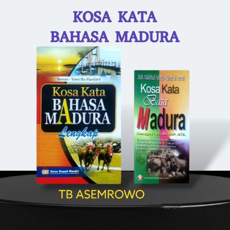 kosa kata bahasa madura lengkap