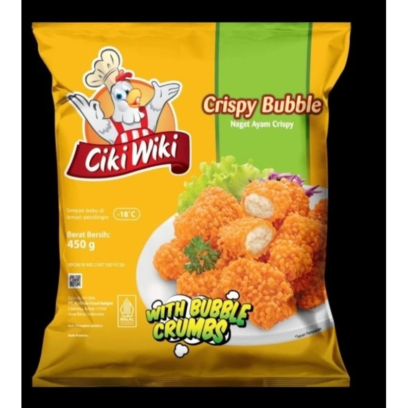 

Ciwi Wiki Naget Ayam Krispy / Crispy Chicken Nugget | Berat Bersih 450gr