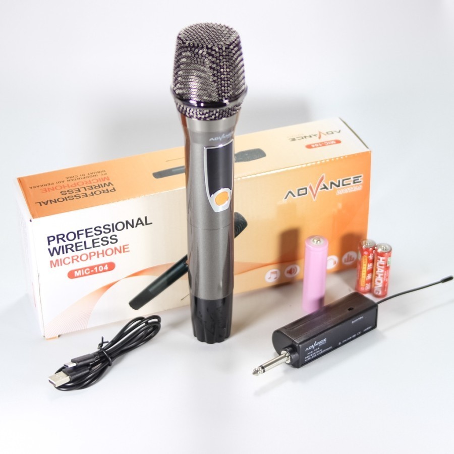 Advance MIC-104 Mic Profesional UHF Wireless Microphone