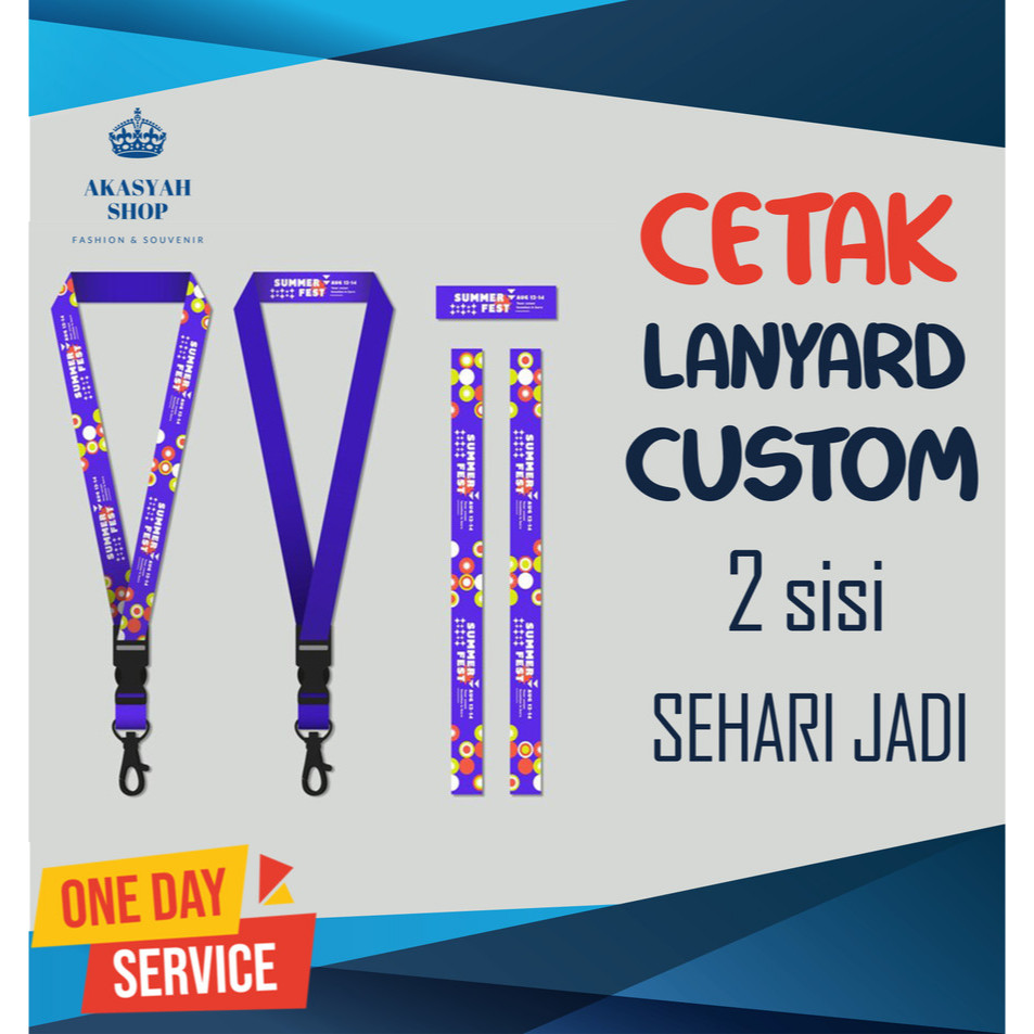 

Tali Lanyard ID Card Custom Desain