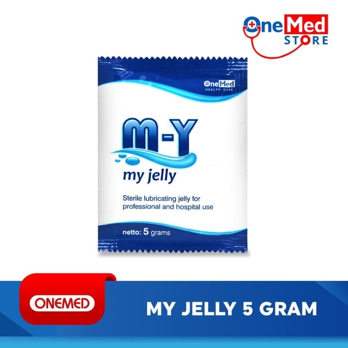 My Jelly Lubricant Gel Onemed 5 Gr/ CAIRAN LUBRIKASI SACHET//M-Y JELLY LUBRICANT ''ONEMED''
