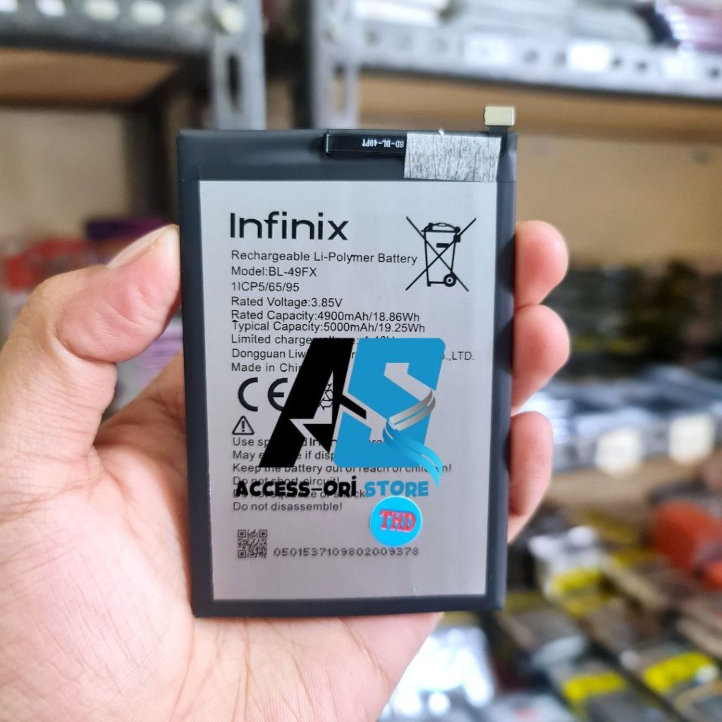 Batre Baterai BL-49FX Original HP Infinix Smart 6 X6511 X6511B Batrei Battery Tanam