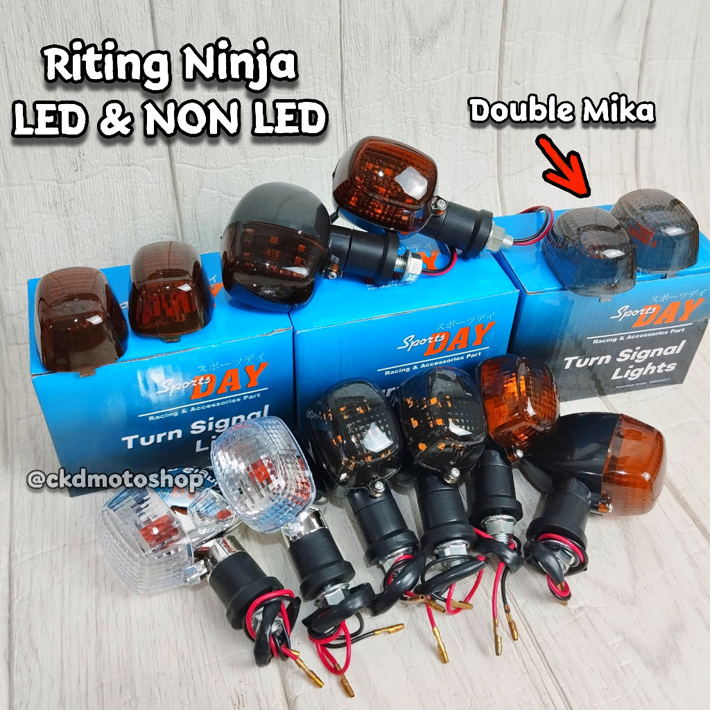 Riting Ninja RR LED 2 Biji TM Sen Reting Riting Ninja 150 R ss Import Set Kanan Kiri