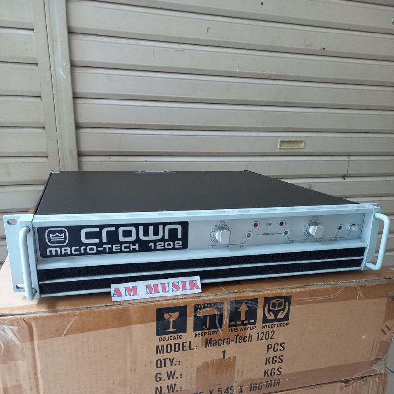 POWER AMPLI CROWN MACRO TECH 1202 POWER STEREO 2 CHANNEL