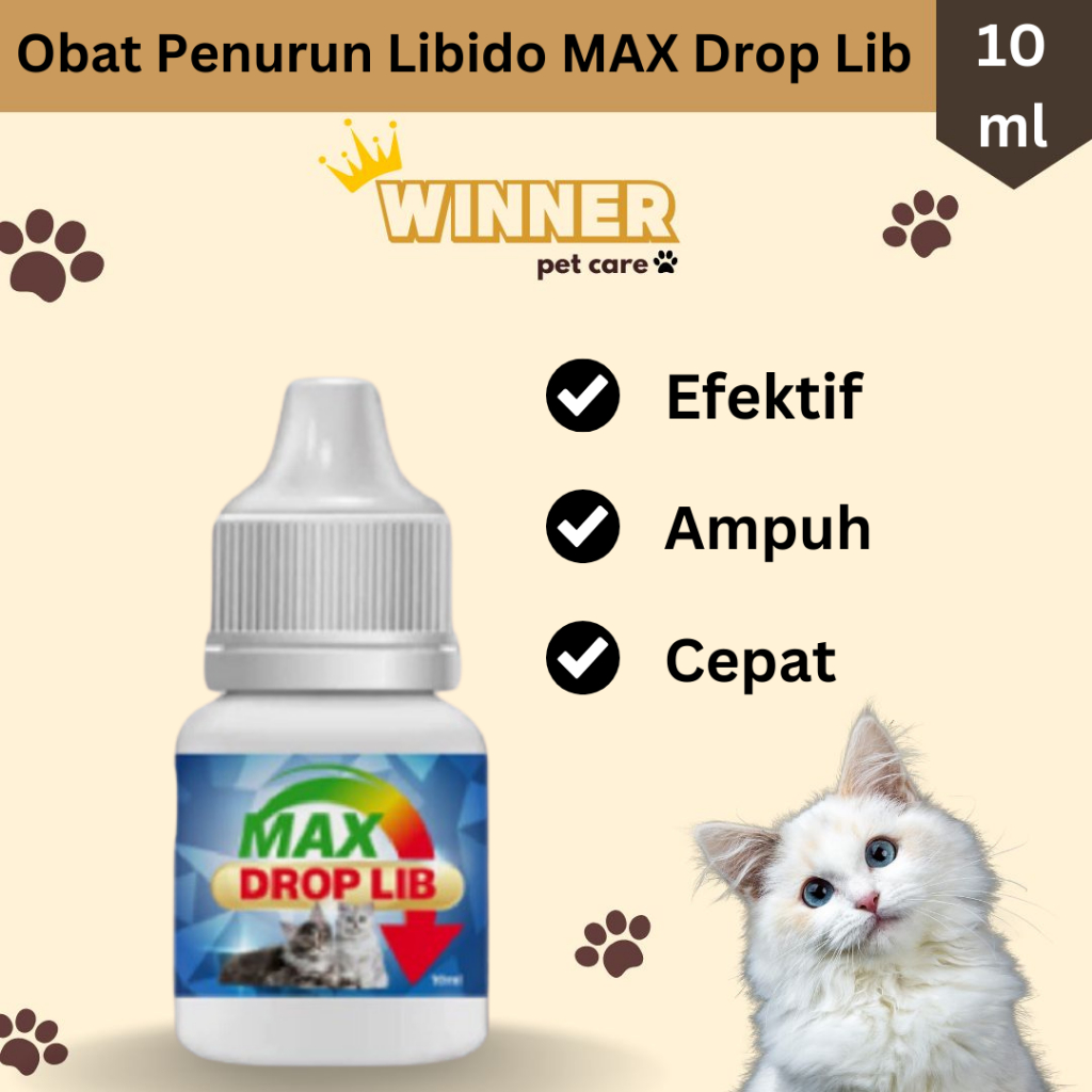 Obat Penurun Libido Kucing MAX DROP LIP 30ml