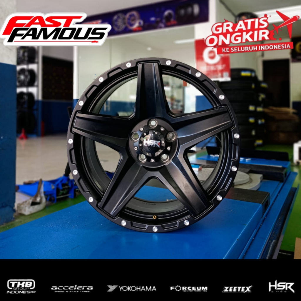 velg mobil ring 18 baut 5x114 untuk Terios, Rush, Outlander dll hsr type Landmark