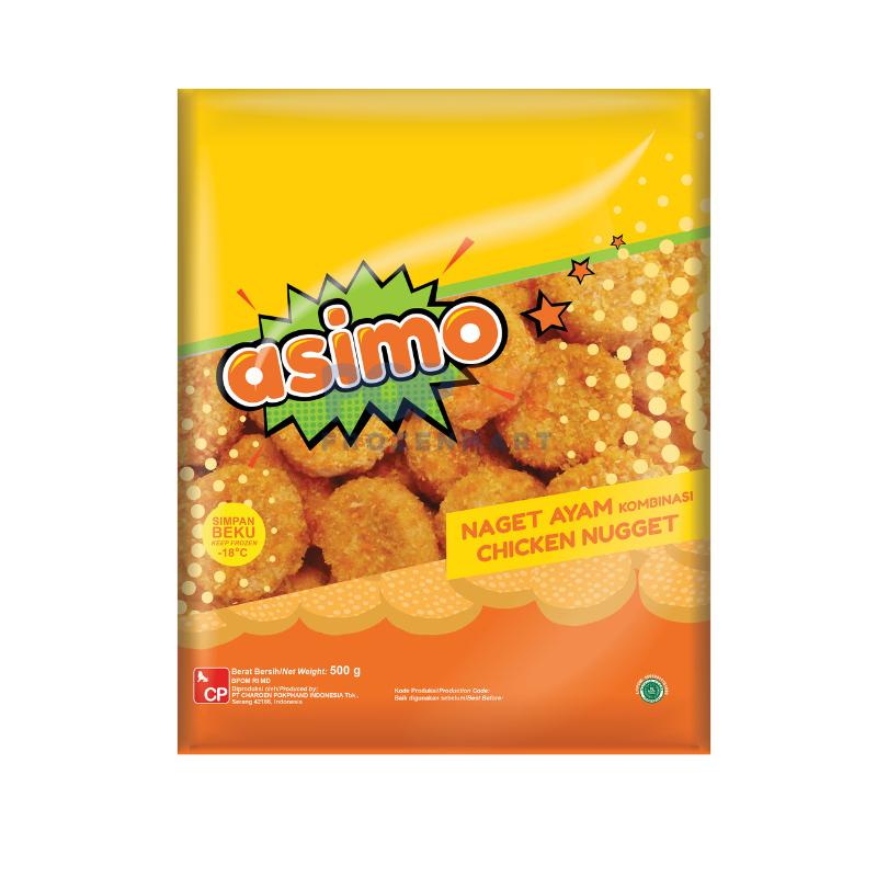 

ASIMO NUGGET AYAM KOMBINASI 500GR