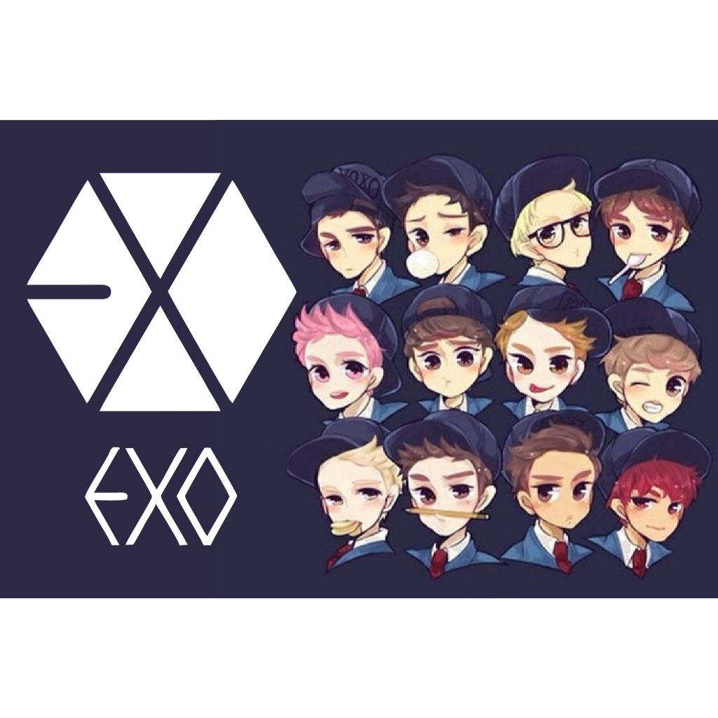 Sticker Vinyl Korea EXO BTS BlackPink