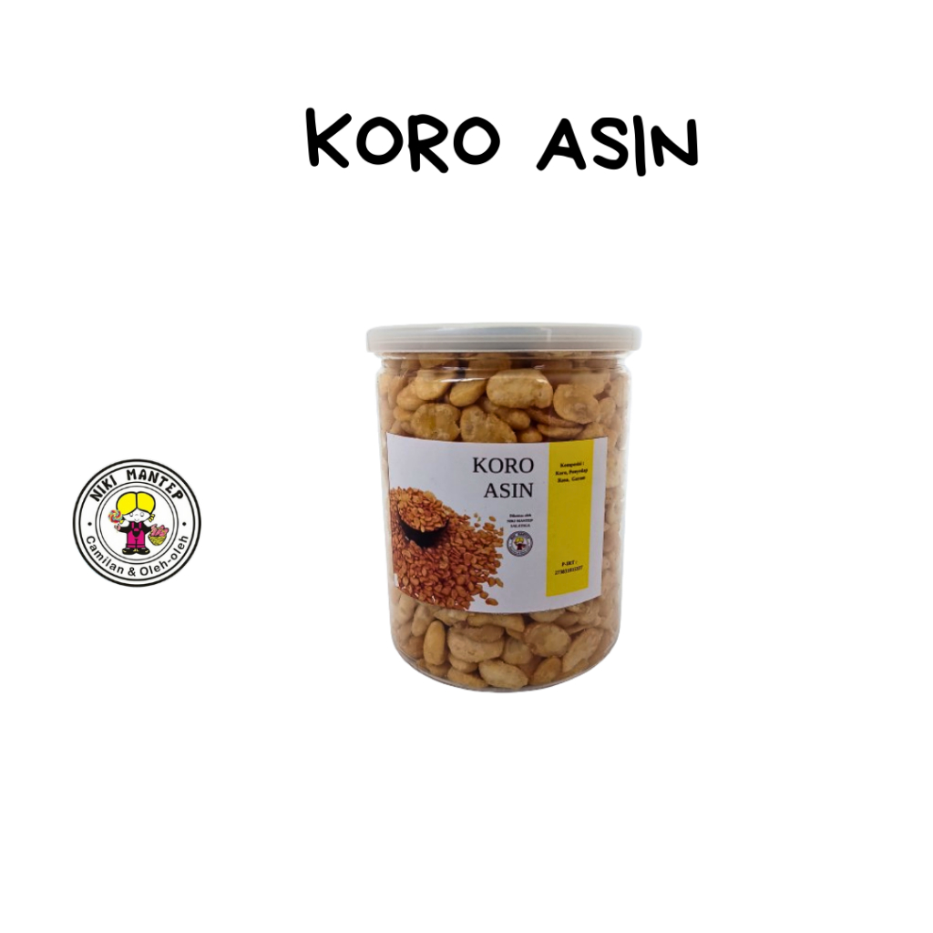 

Kacang Koro Asin - Niki Snack Salatiga