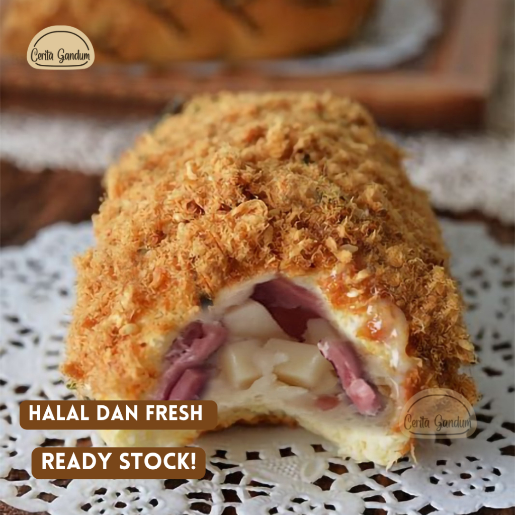 

Roti Isi Abon Smoked Beef Cheese Halal