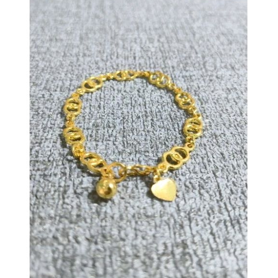 Gelang ring sambung lapis emas