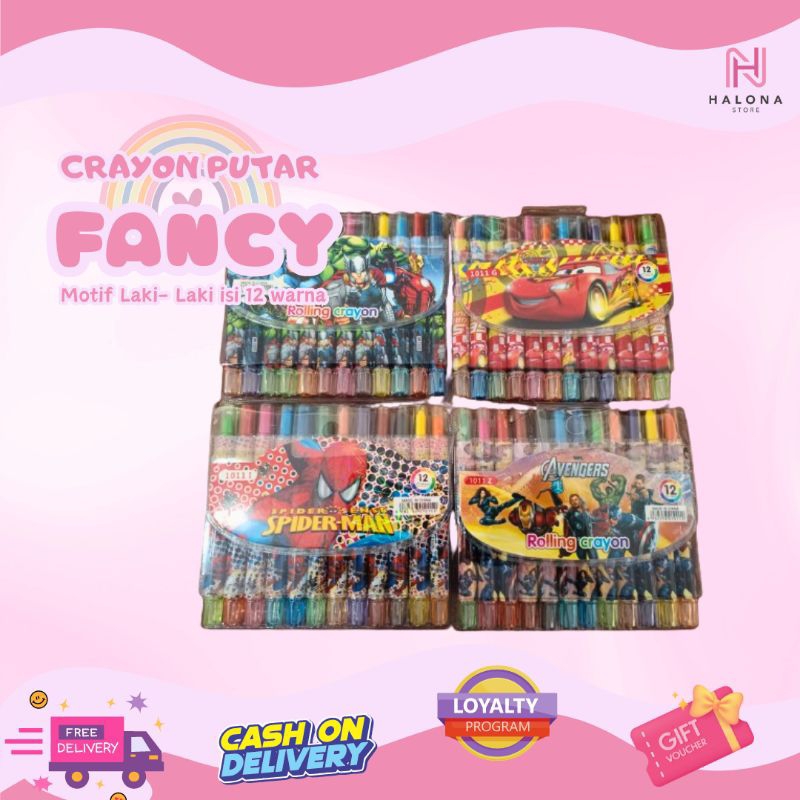 

Crayon Fancy Putar Pendek