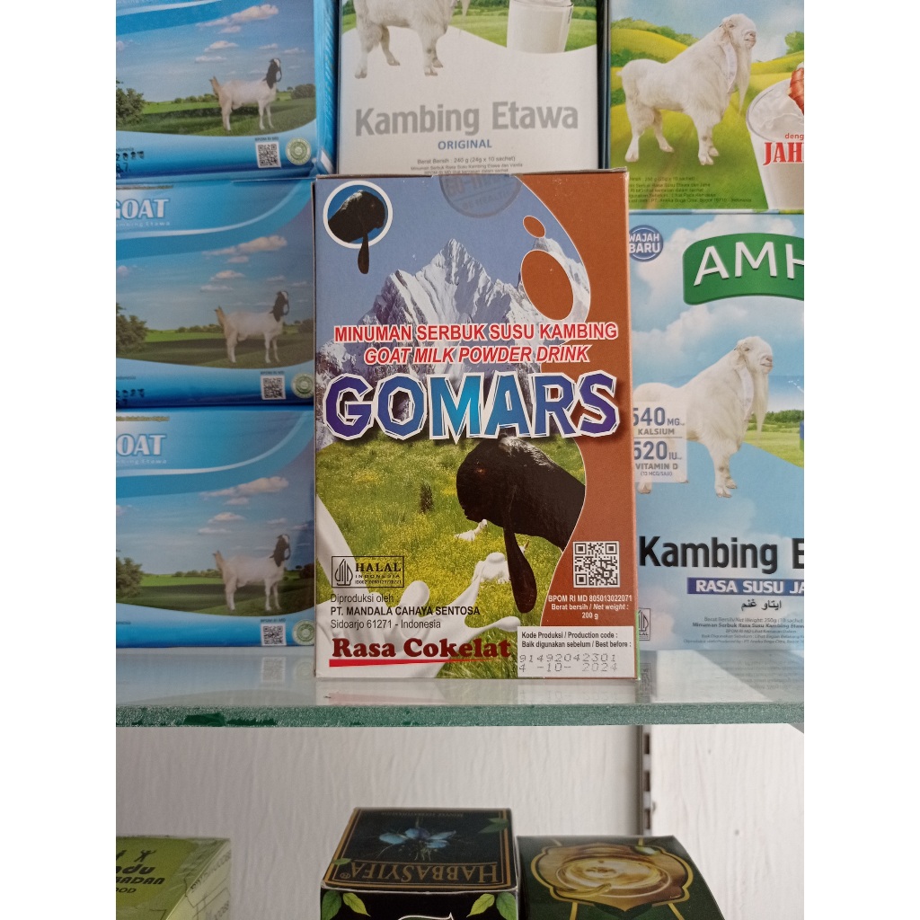 

Gomars Susu Kambing Etawa Bubuk Rasa Coklat