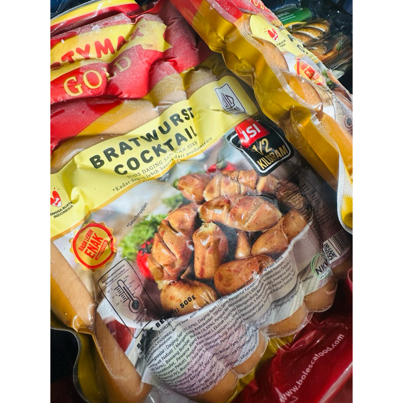 

Tastymax Gold Bratwurst Cocktail 500gr