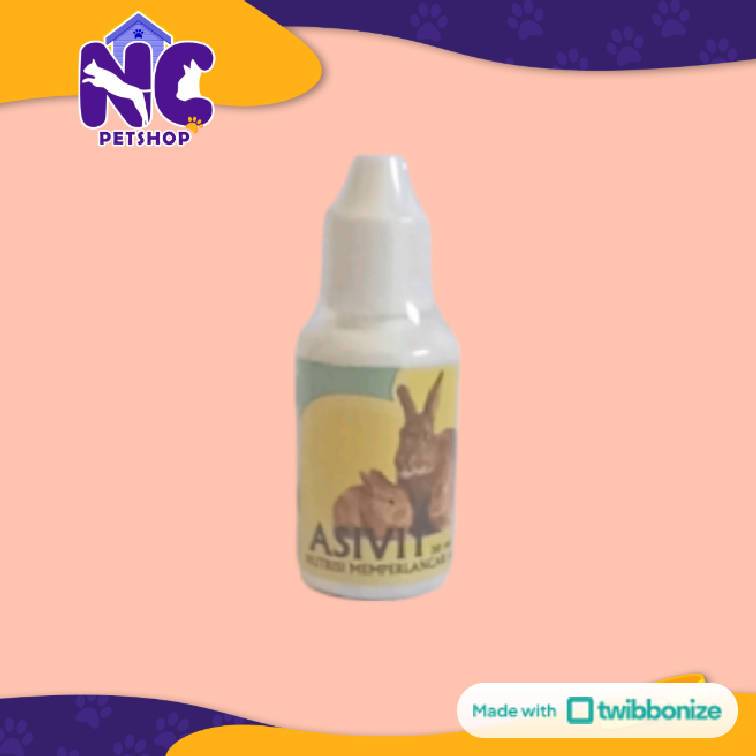 ASIVIT KELIINCI 30ML - Vitamin meningkatkan/Melancarkan produksi ASI induk kelinci