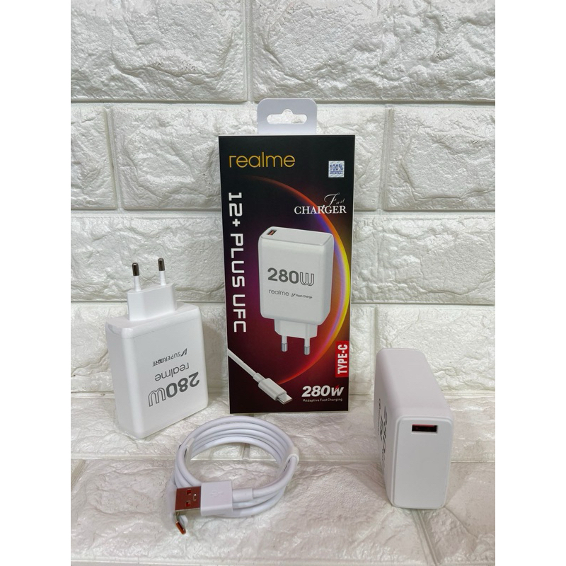 Charger Ori 100% Realme 12+ Plus UFC 280W Fast Charging Casan Original