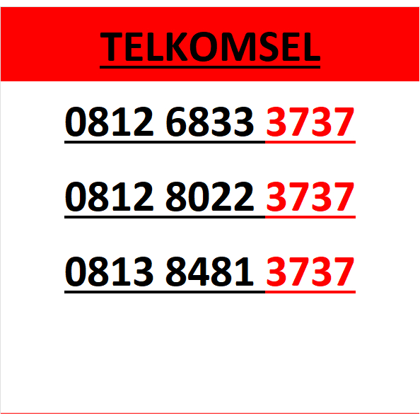 nomor cantik telkomsel simpati seri abab 3737 murah lengkap wn84 400