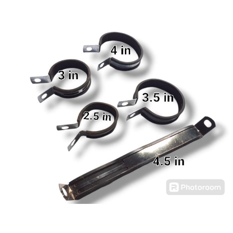 Klem breket knalpot racing karet berbagai ukuran termurah