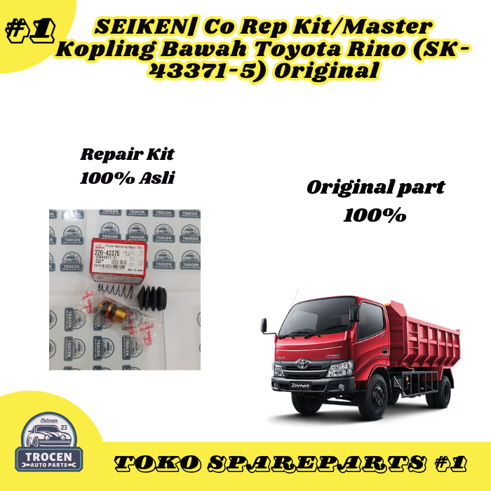 SEIKEN| Co Rep Kit/Master Kopling Bawah Toyota Rino (SK-43371-5) Original