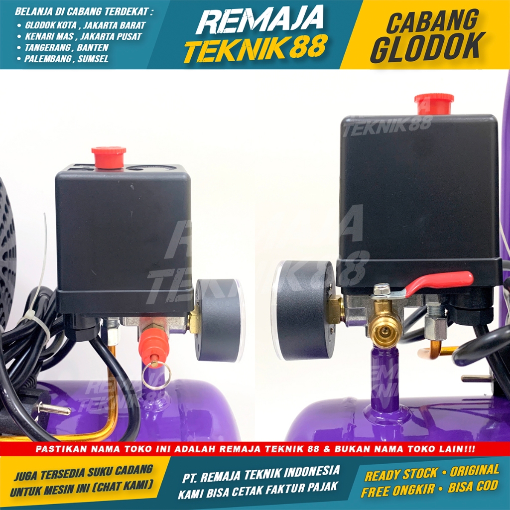 RB KOMPRESSOR ANGIN LAKONI 0.75 HP / LAKONI BASIC 550 SDS 9 LITER