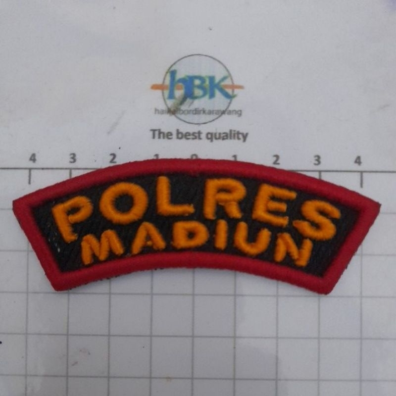 POLRES MADIUN BORDIR TIMBUL