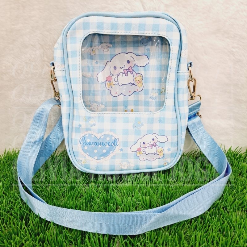 Tas Selempang Cinnamoroll 1 Rest Tas Selempang Cinnamoroll Kotak Kotak Tas Cinnamoroll Transparan