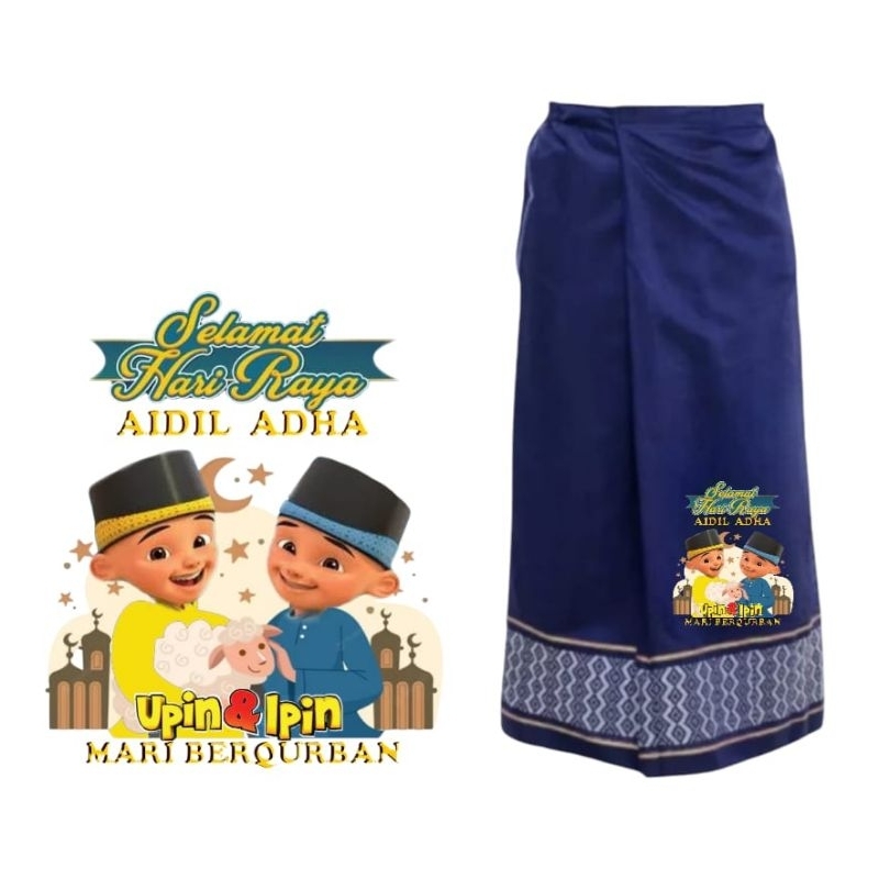 Sarung Instan Anak Laki-laki  Sarung Anak Kecil Karakter Kartun   Sarung Anak Kecil Gambar Upin Ipin