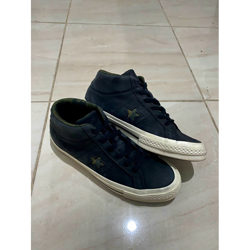 Converse One Star Mid Leather Camo