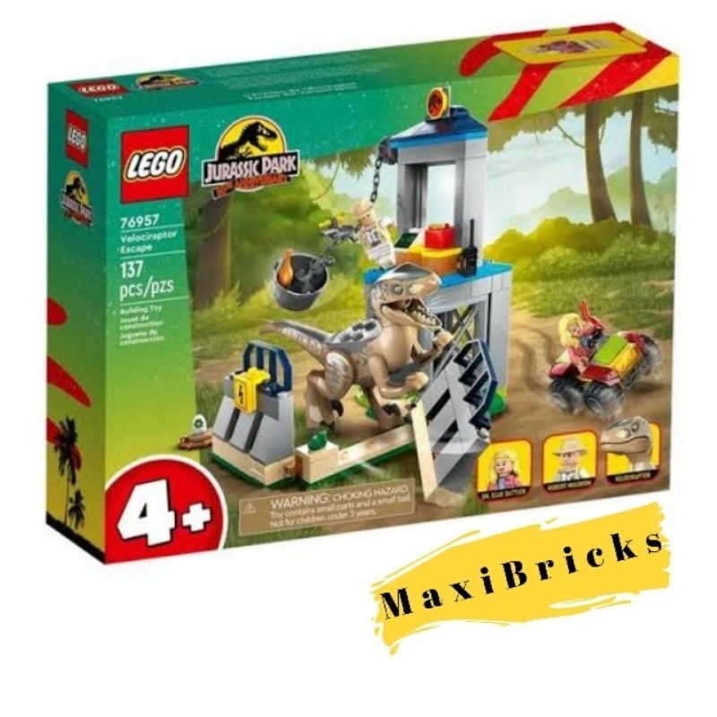 LEGO Jurassic World 76957 Velociraptor Escape