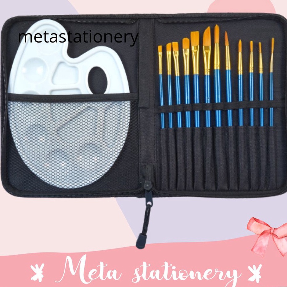 

LIMIT Art Brush Set Alat Lukis Kuas Cat Air Minyak dan Cat Acrylic BRS7
