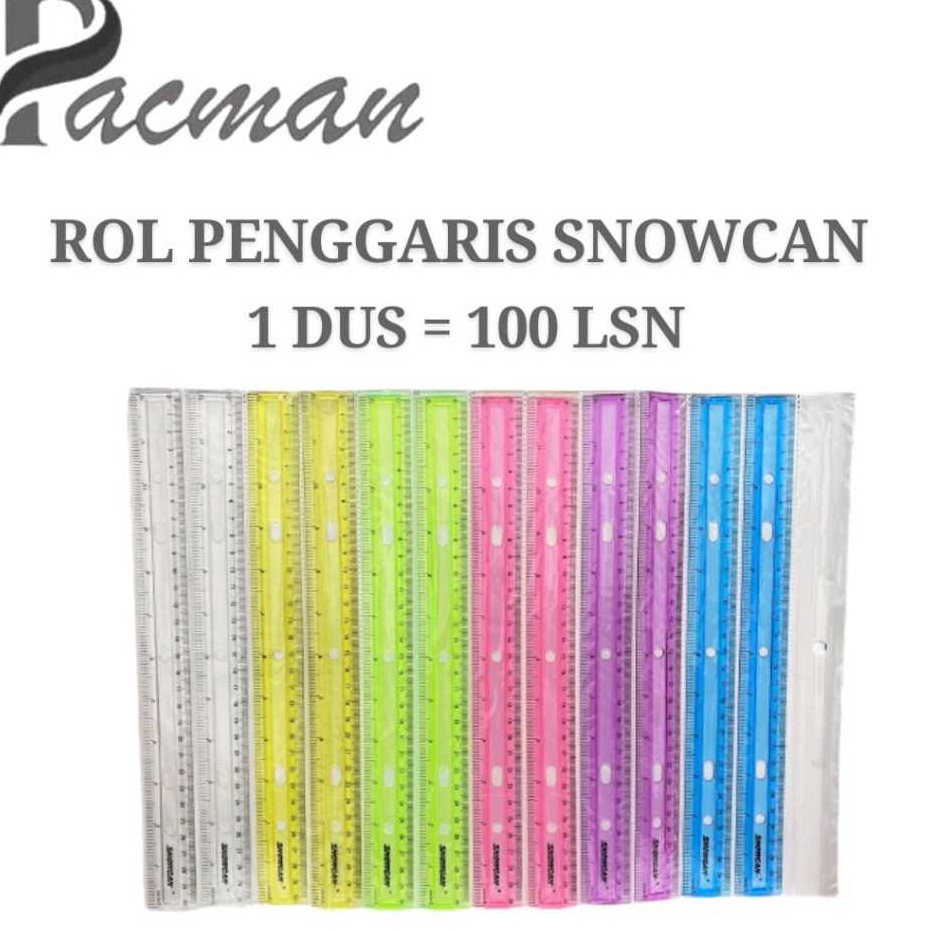 

PRODUK BARU KAMI Penggaris Lentur Snowcan Panjang 3 Cm Elastis isi 12 Renceng