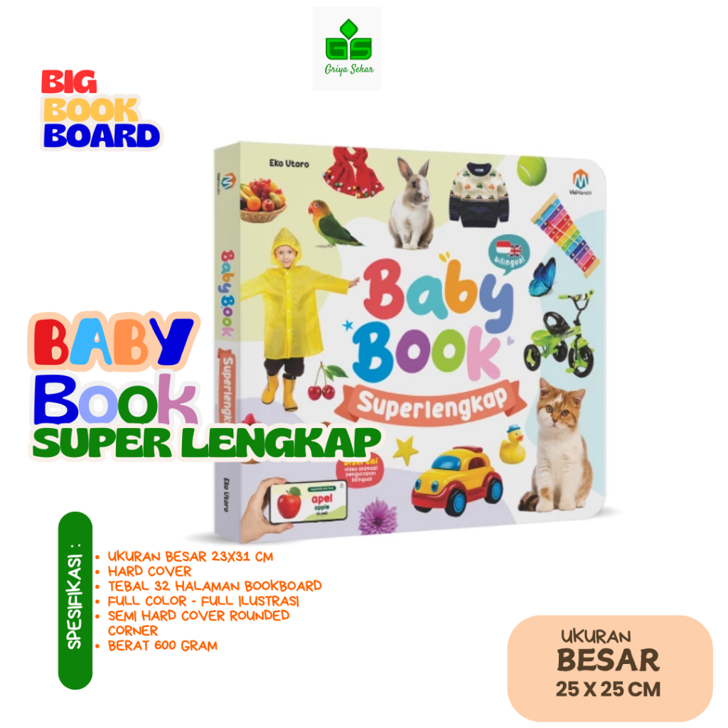 Ziyadbooks - Baby Book Superlengkap super lengkap sensory newborn journal english series anak bayi 0