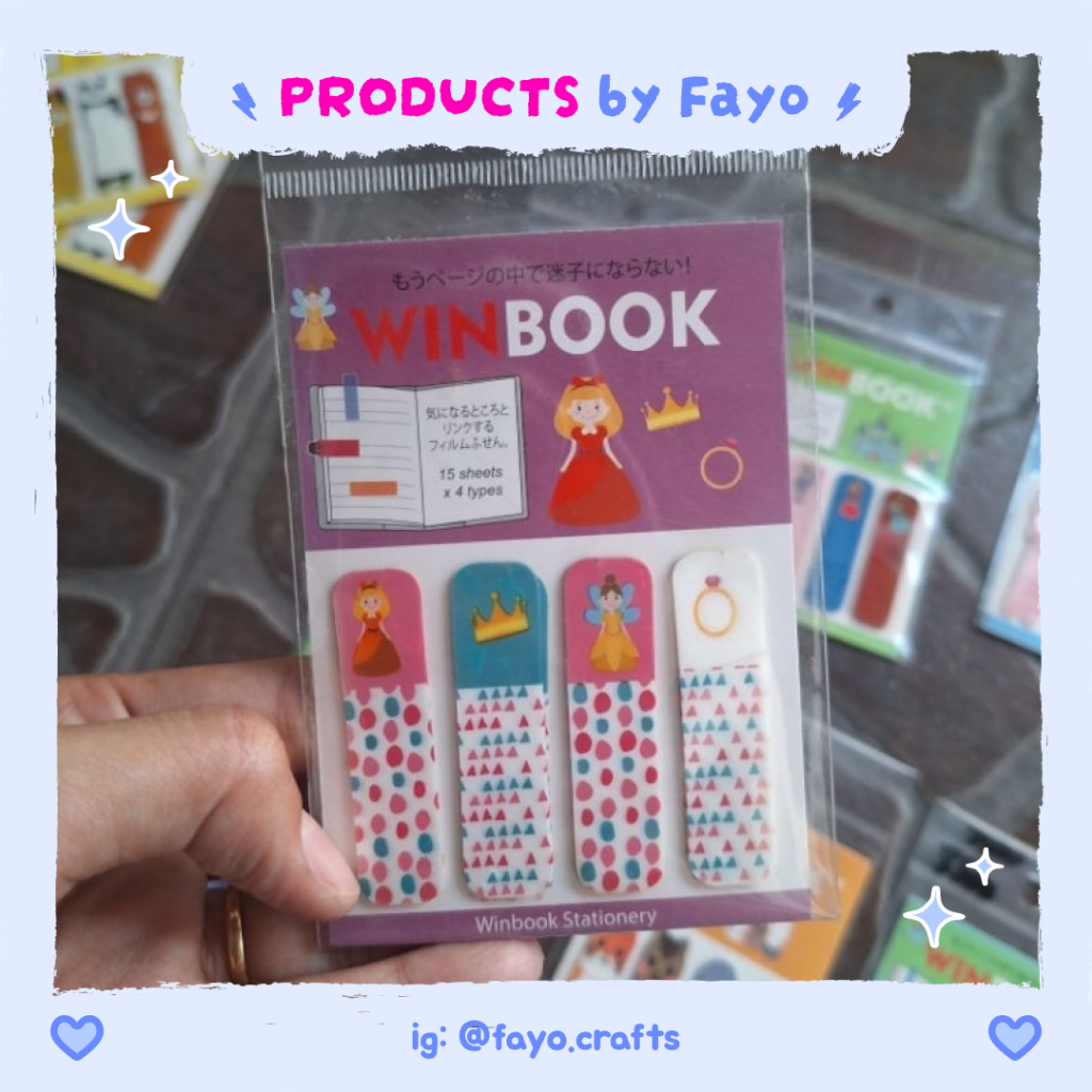 

[FAYO's Products] Sticky Notes Karakter Berwarna Motif Aesthetic