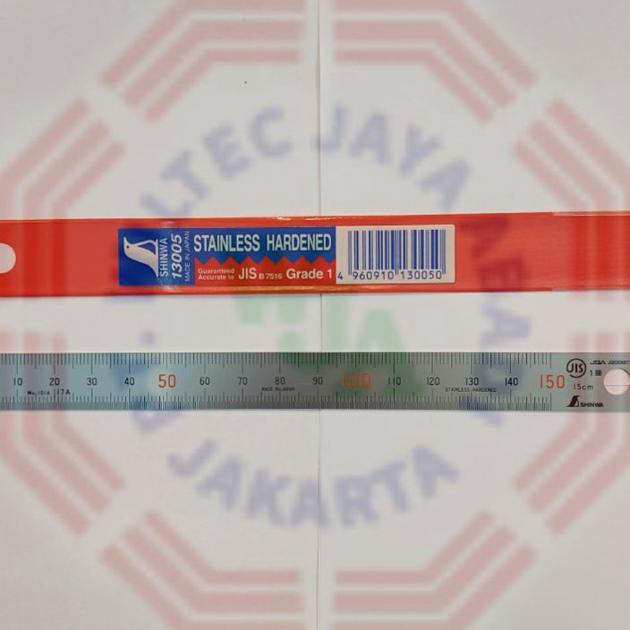 

BELI SEKARANG Penggaris Stainless Steel 15mm15cm Merek SHINWA Japan
