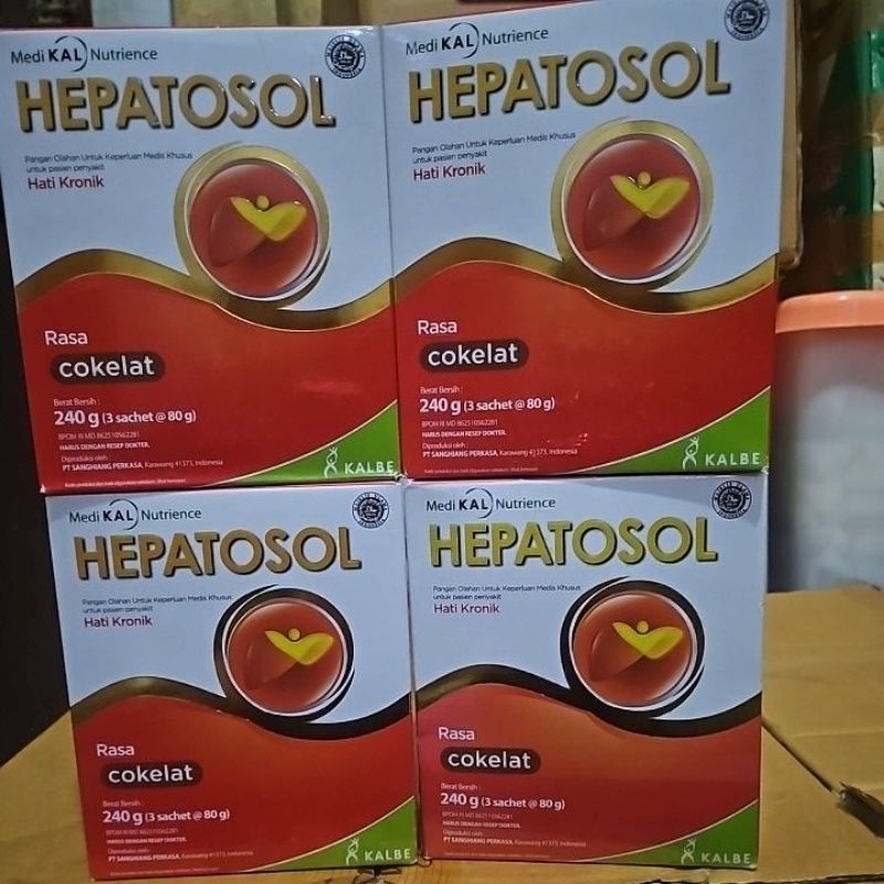 

HEPATOSOL COKLAT 240GR NUTRISI HATI KRONIK