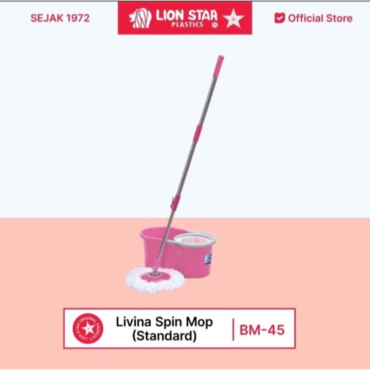 LION STAR PEL LANTAI PUTAR/SPIN MOP LIVINANLION STAR/PEL LANTAI SPIN/PEL LANTAI PUTAR