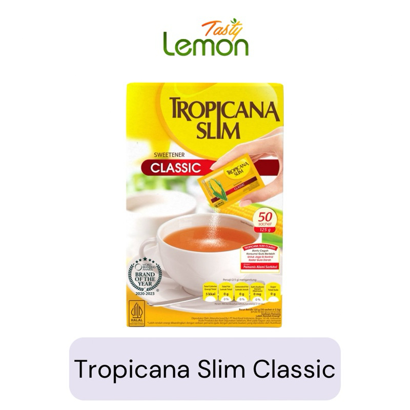 

Tropicana Slim Classic 50 Sachet
