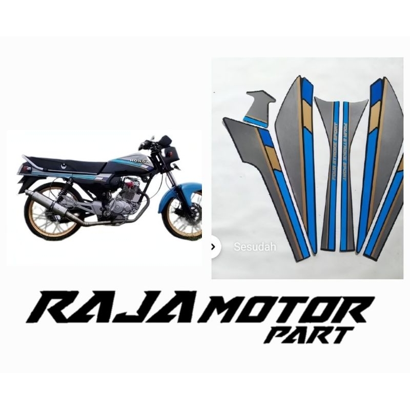 STRIPING STIKER HONDA GL PRO 1992 BODI HITAM STANDAR BERKUALITAS
