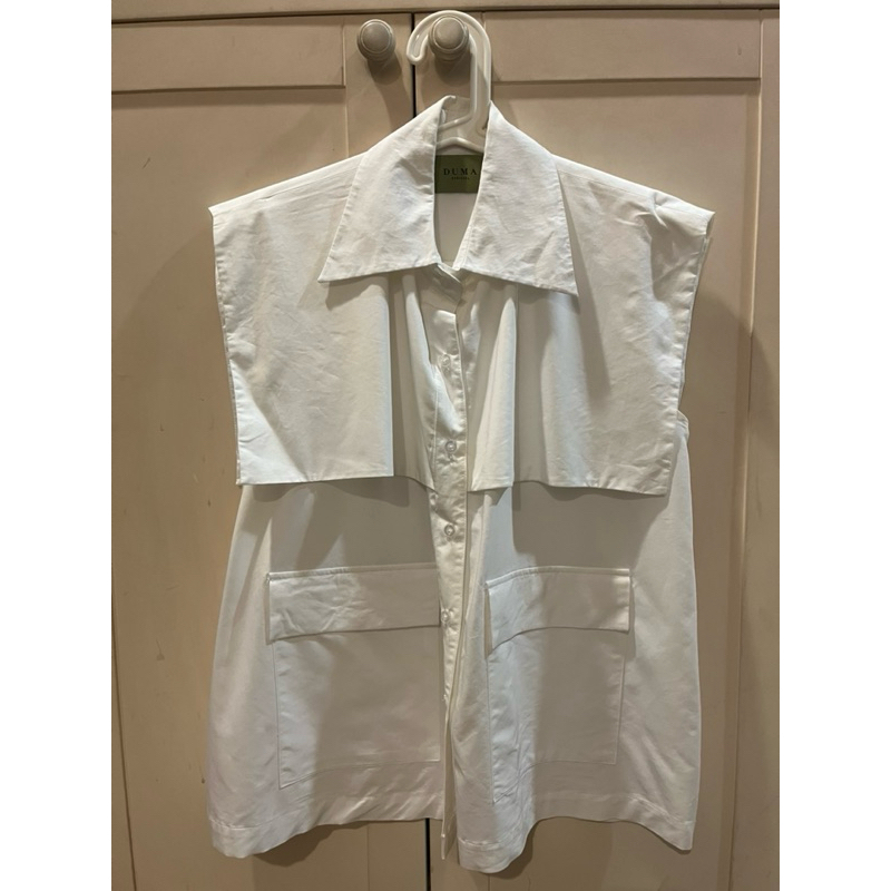 DUMA Dhar Top - kemeja putih Duma - preloved