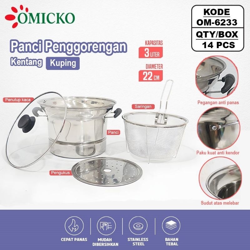 Omicko panci penggoreng kentang