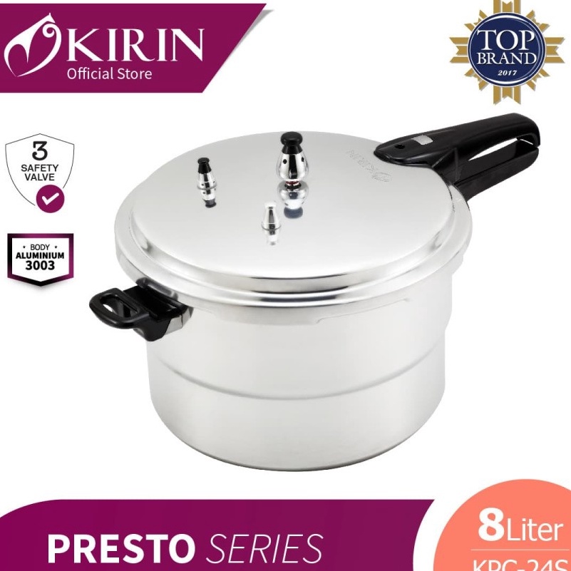 HJ6 KIRIN Panci Presto Serbaguna 8 Liter  KPC24S  1 ORI