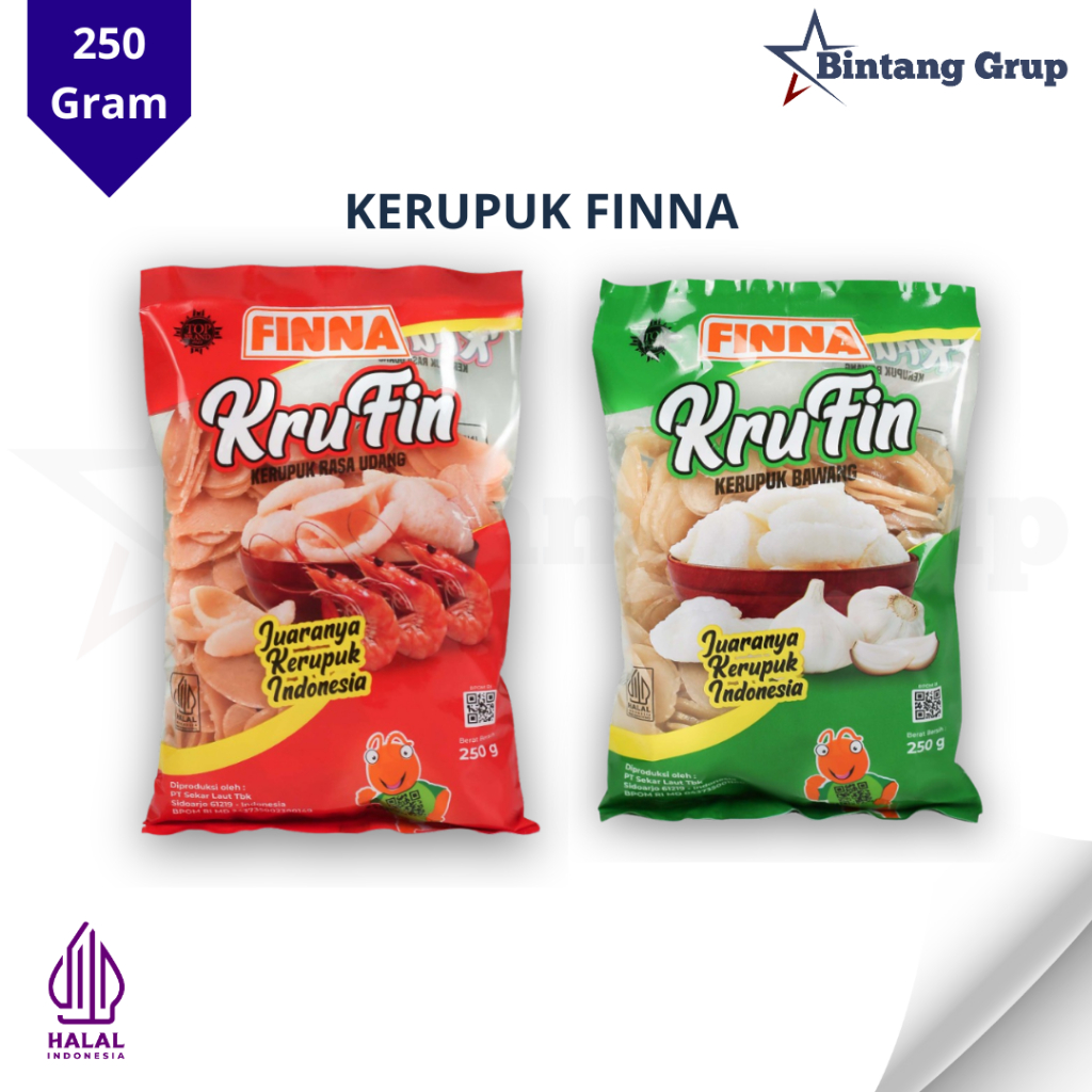 

KRUFIN UDANG DAN BAWANG 250GRAM