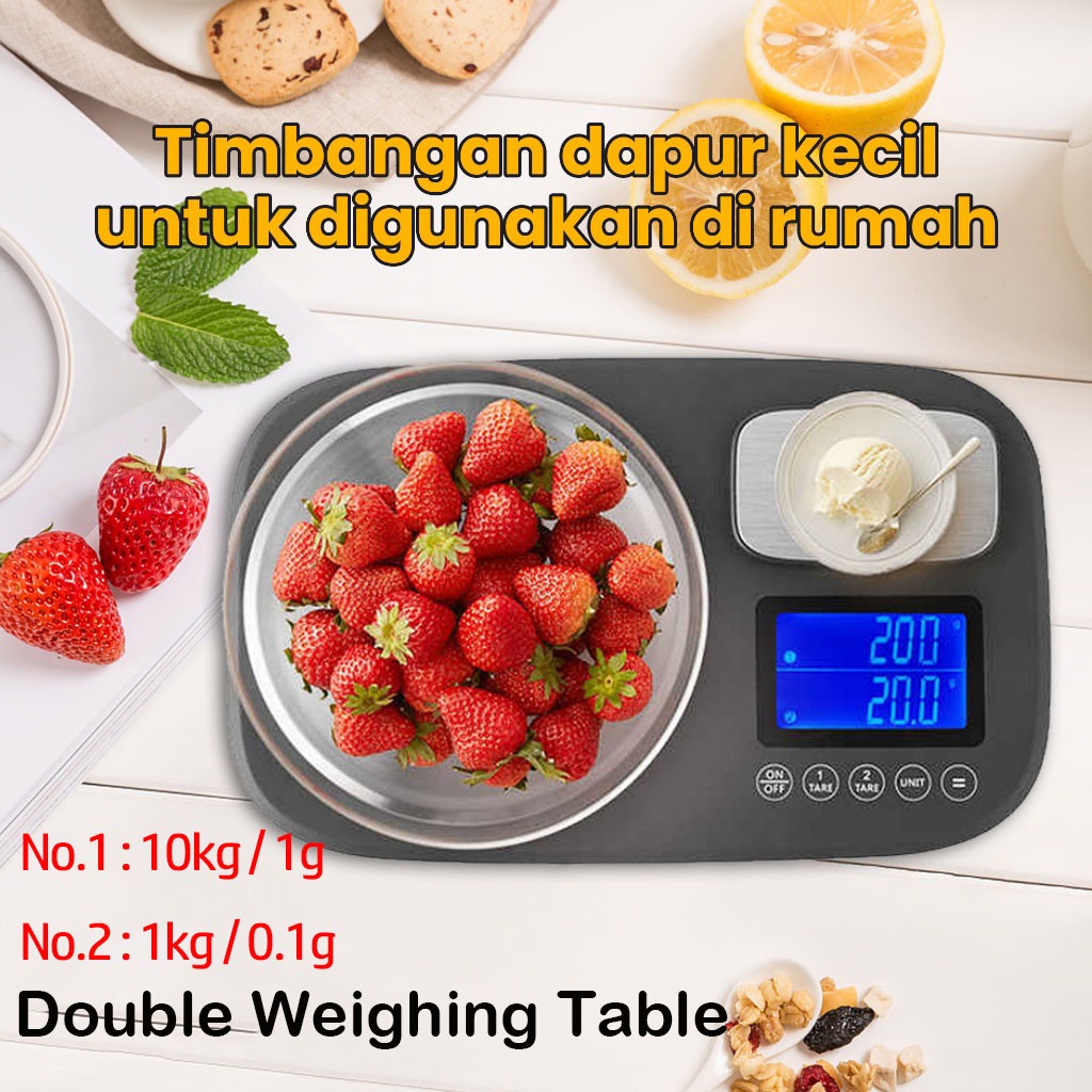 Timbangan Dapur Digital 0.1g /Timbangan Dapur Digital/Super Akurasi 0,1 Gram Maks 10 Kg/Timbangan Di