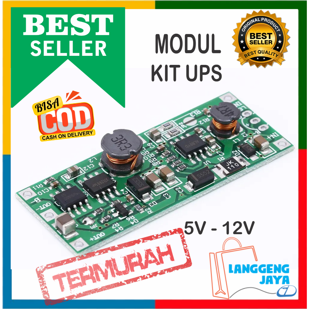 Modul Kit UPS Backup Power Input DC 5-12V Output 12V