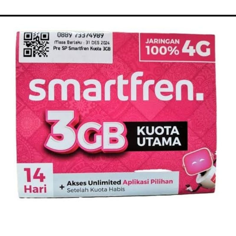 Kartu Perdana Smartfren 9GB